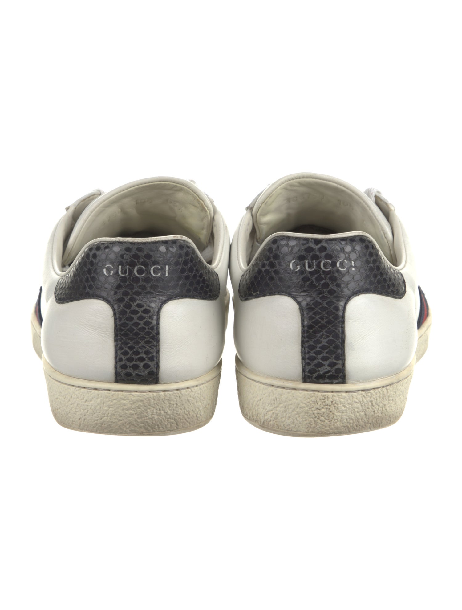 Gucci Sylvie Web Accent Leather Sneakers